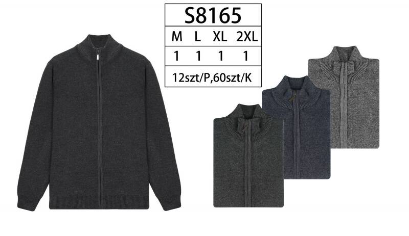 Swetry męska Roz M-2XL, Mix Kolor Paczka 12 szt